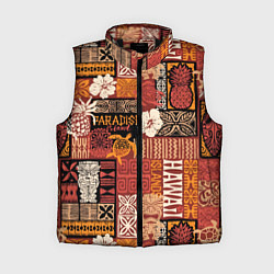 Женский жилет Гавайские острова - райский уголок