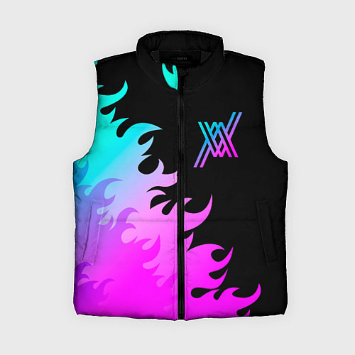 Женский жилет Darling in the FranXX неоновый огонь / 3D-Черный – фото 1