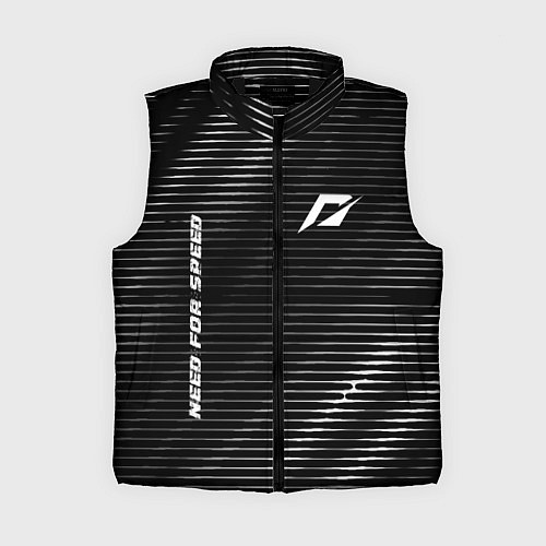 Женский жилет Need for Speed metal game lines / 3D-Черный – фото 1