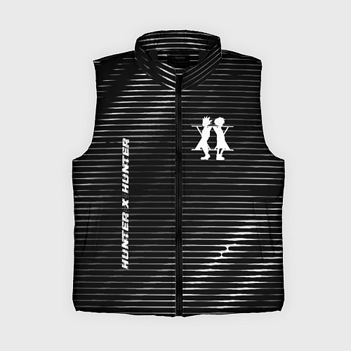 Женский жилет Hunter x Hunter metal anime lines / 3D-Черный – фото 1