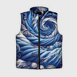 Женский жилет Denim funnel - fashion trend