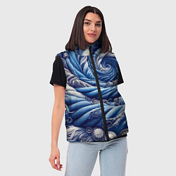 Женский жилет Denim funnel - fashion trend, цвет: 3D-черный — фото 2