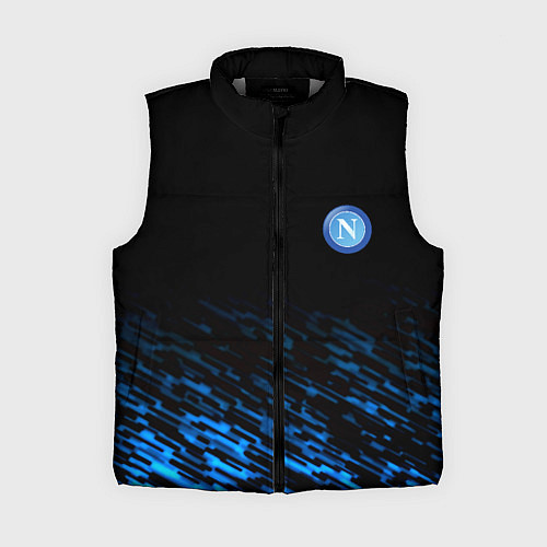 Женский жилет Napoli fc club texture / 3D-Светло-серый – фото 1