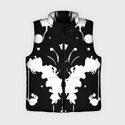 Женский жилет Тест Роршаха - психоделика, цвет: 3D-светло-серый