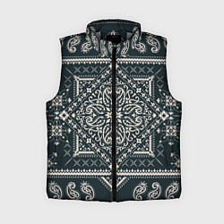 Женский жилет Узорчатый ковер, цвет: 3D-светло-серый