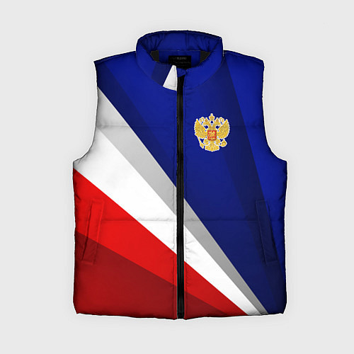 Женский жилет Россия - униформа федерации / 3D-Черный – фото 1