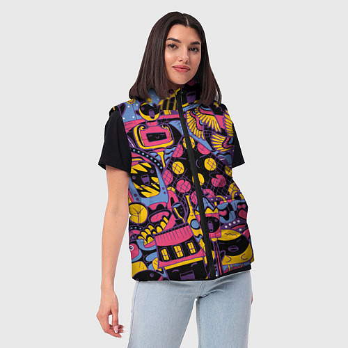 Женский жилет О Париж / 3D-Красный – фото 3