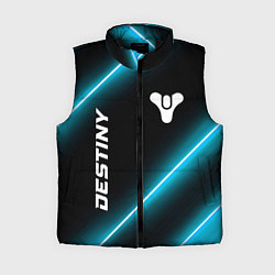 Женский жилет Destiny неоновые лампы, цвет: 3D-черный