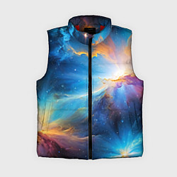 Женский жилет Космический пейзаж - галактики