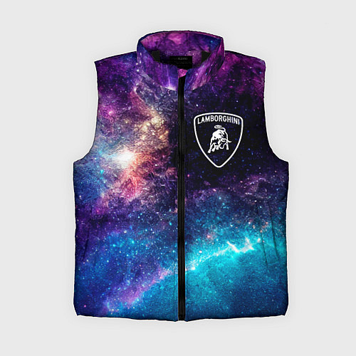 Женский жилет Lamborghini space auto / 3D-Черный – фото 1