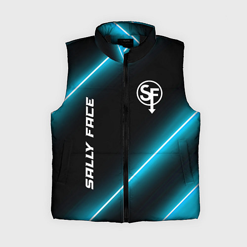 Женский жилет Sally Face неоновые лампы / 3D-Черный – фото 1