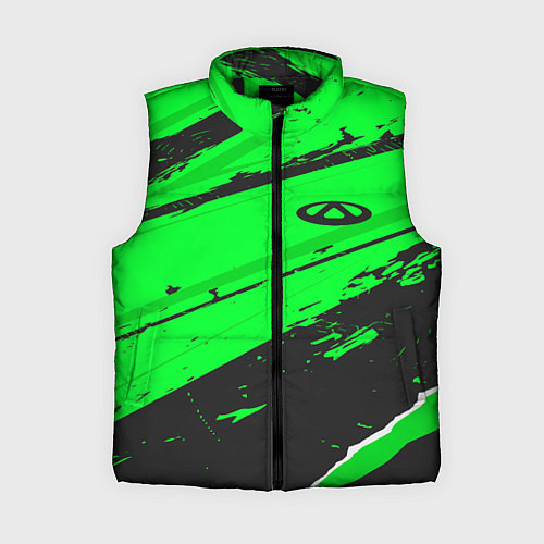 Женский жилет Chery sport green / 3D-Черный – фото 1