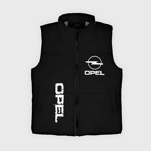 Женский жилет Opel white logo / 3D-Светло-серый – фото 1