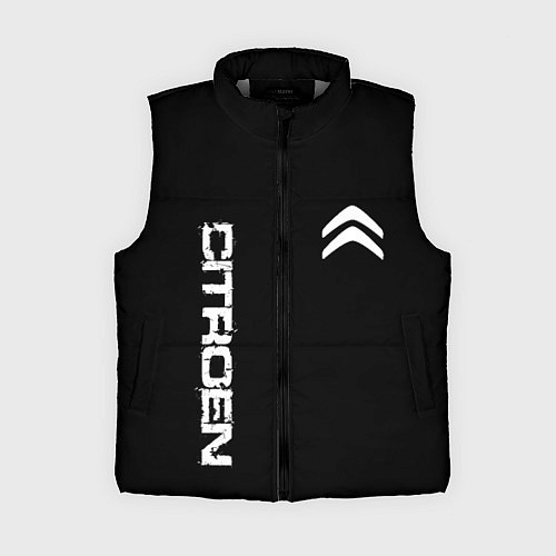 Женский жилет Citroen logo white / 3D-Светло-серый – фото 1