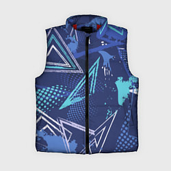 Женский жилет Яркий абстрактный узор для спорта
