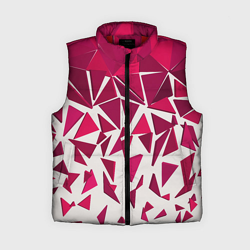 Женский жилет Яркий абстрактный узор для спорта / 3D-Красный – фото 1