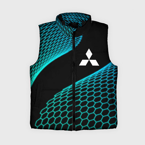 Женский жилет Mitsubishi electro hexagon / 3D-Черный – фото 1