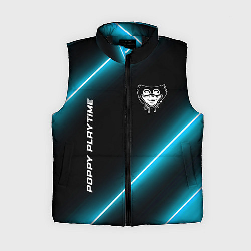 Женский жилет Poppy Playtime неоновые лампы / 3D-Черный – фото 1