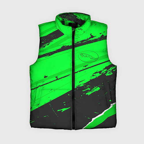 Женский жилет Jaguar sport green / 3D-Черный – фото 1