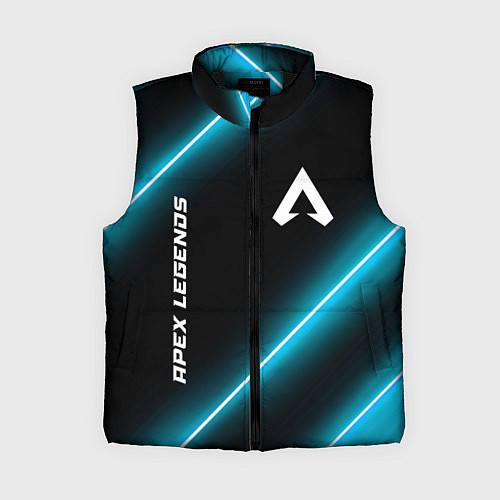 Женский жилет Apex Legends неоновые лампы / 3D-Черный – фото 1