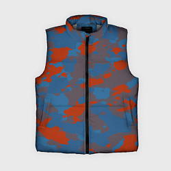 Женский жилет Камуфляжная текстура стиль, цвет: 3D-светло-серый