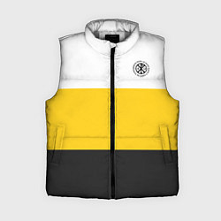 Женский жилет За веру царя и святую триединую Русь Хризма, цвет: 3D-светло-серый