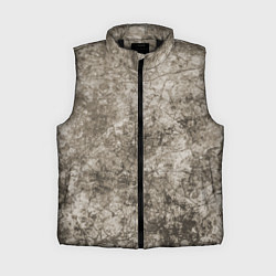 Женский жилет Абстракция - серый грязный гранж