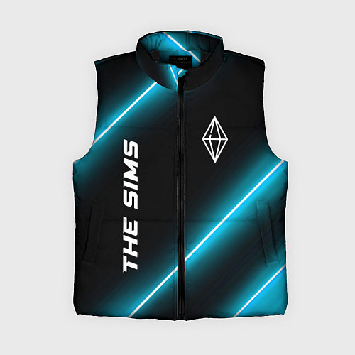 Женский жилет The Sims неоновые лампы / 3D-Черный – фото 1