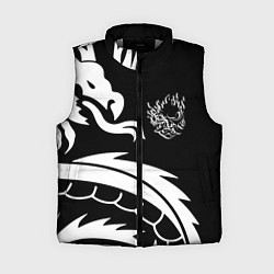 Женский жилет Samurai dragon steel japan, цвет: 3D-светло-серый