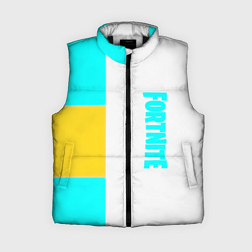 Женский жилет Fortnite geometry color / 3D-Черный – фото 1
