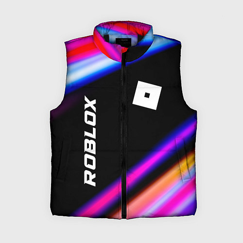 Женский жилет Roblox speed game lights / 3D-Черный – фото 1