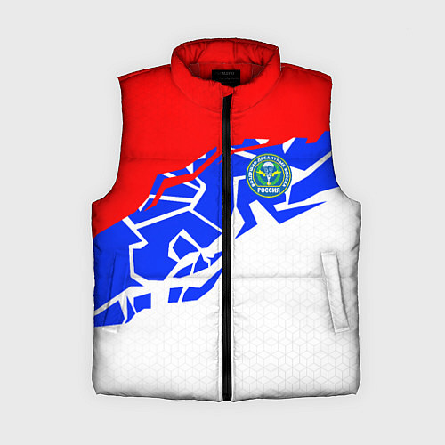 Женский жилет Триколор - ВДВ / 3D-Красный – фото 1