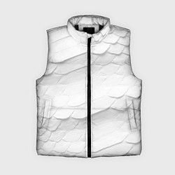 Женский жилет Белая чешуя змеи
