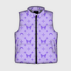 Женский жилет Куроми фиолетовый паттерн