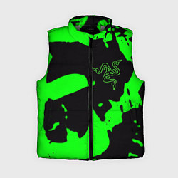 Женский жилет Razer кислотный стиль краски