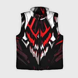 Женский жилет Абстрактное красное лицо монстра