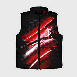 Женский жилет Doom logo game, цвет: 3D-красный
