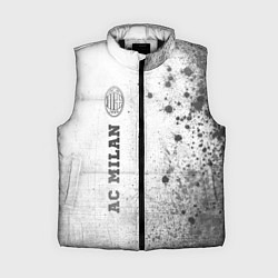 Женский жилет AC Milan - white gradient по-вертикали, цвет: 3D-черный