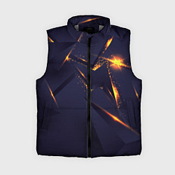 Женский жилет Золотые неоновые плиты