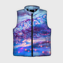 Женский жилет Сине-фиолетовая волна