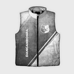 Женский жилет Danganronpa - grey gradient вертикально, цвет: 3D-черный
