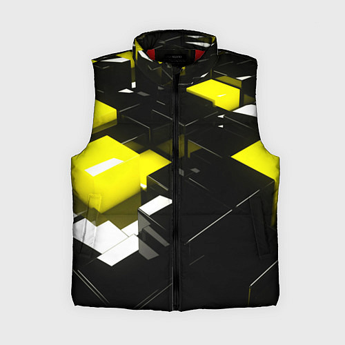 Женский жилет Абстракция обман зрения / 3D-Красный – фото 1