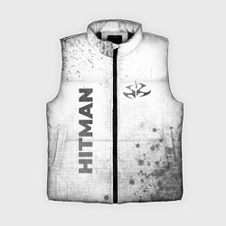 Женский жилет Hitman - white gradient вертикально, цвет: 3D-черный