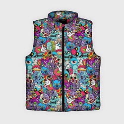 Женский жилет Скелеты и монстры
