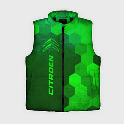 Женский жилет Citroen - green gradient по-вертикали