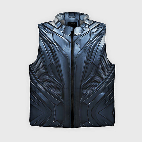 Женский жилет Металлический карбон / 3D-Светло-серый – фото 1