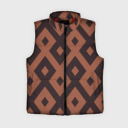 Женский жилет Геометрический узор ромб