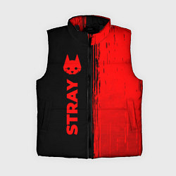 Женский жилет Stray - red gradient по-вертикали