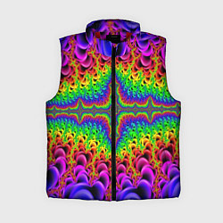 Женский жилет Фрактальный узор психоделика