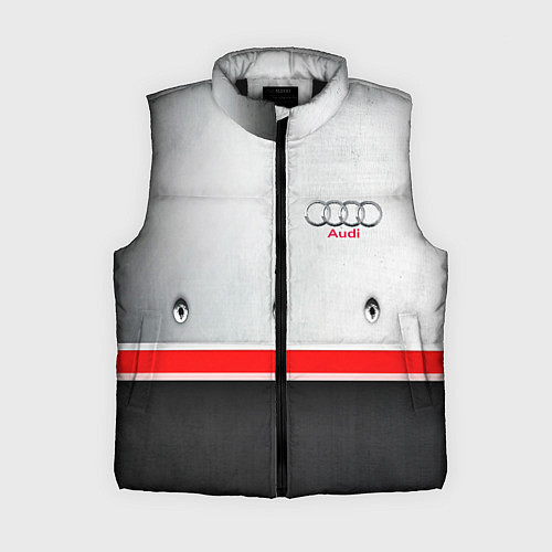 Женский жилет Audi metal sport / 3D-Черный – фото 1